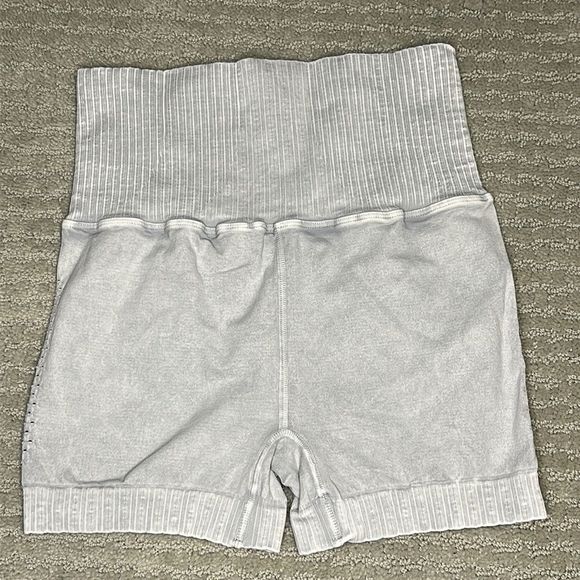 FREE PEOPLE | NWOT Good Karma Running Shorts in Ice Grey * - Picture 7 of 7